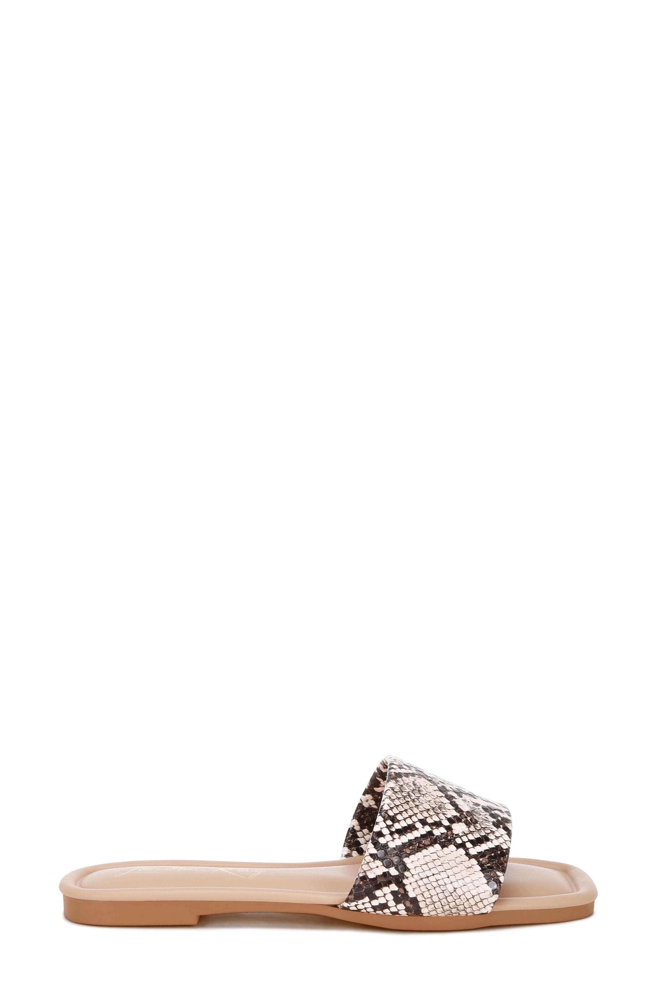 Zaltana Slide Sandal, Alternate, color, SNAKE