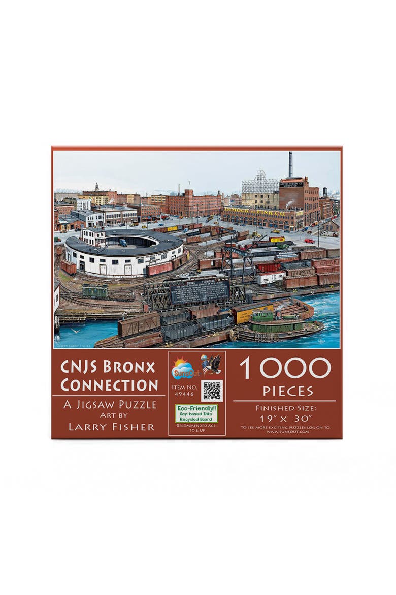CNJX Bronx Connection 1000 piece Jigsaw Puzzle for Adults, Alternate, color, Multicolor