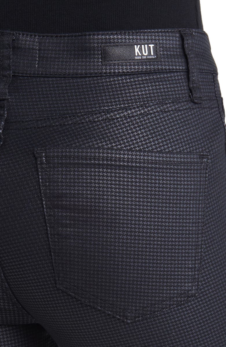 KUT from the Kloth Donna Fab Ab Coated High Waist Ankle Skinny Jeans, Alternate, color, 