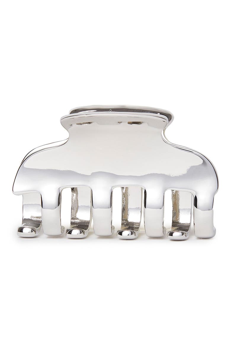 Mini Claw Clip, Main, color, SILVER