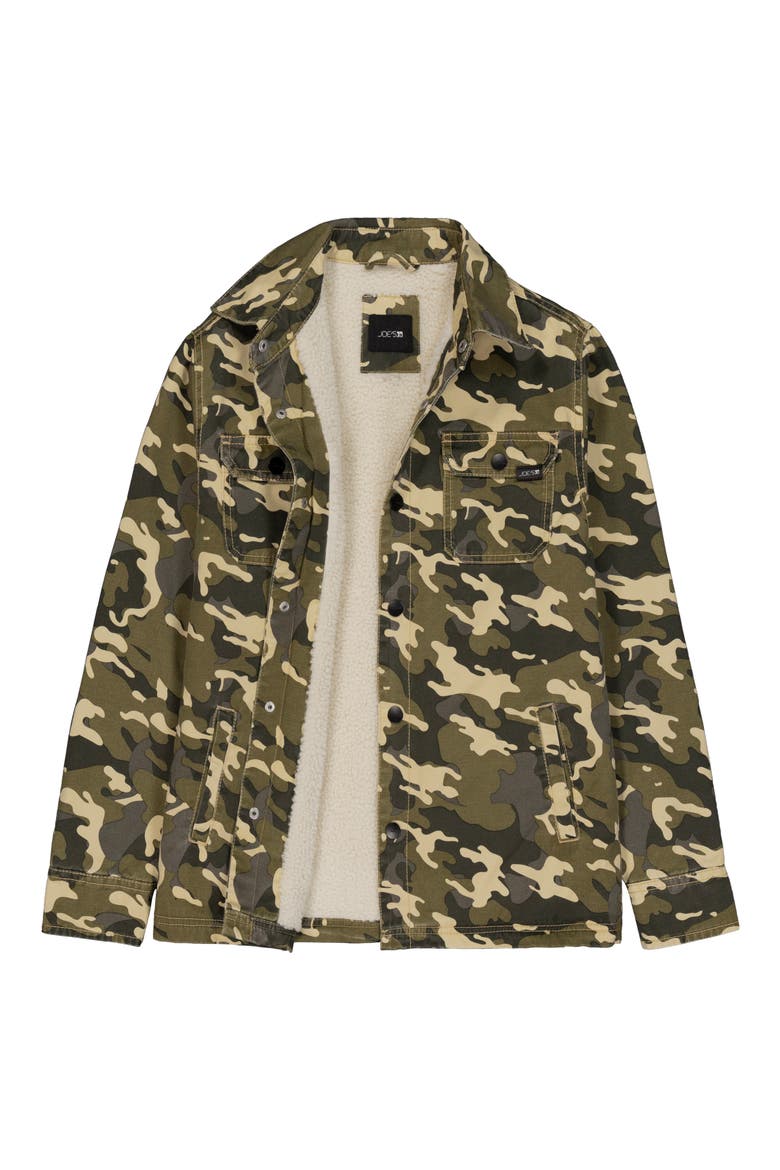 Kids' Camo Snap-Front Jacket, Alternate, color, CAMO