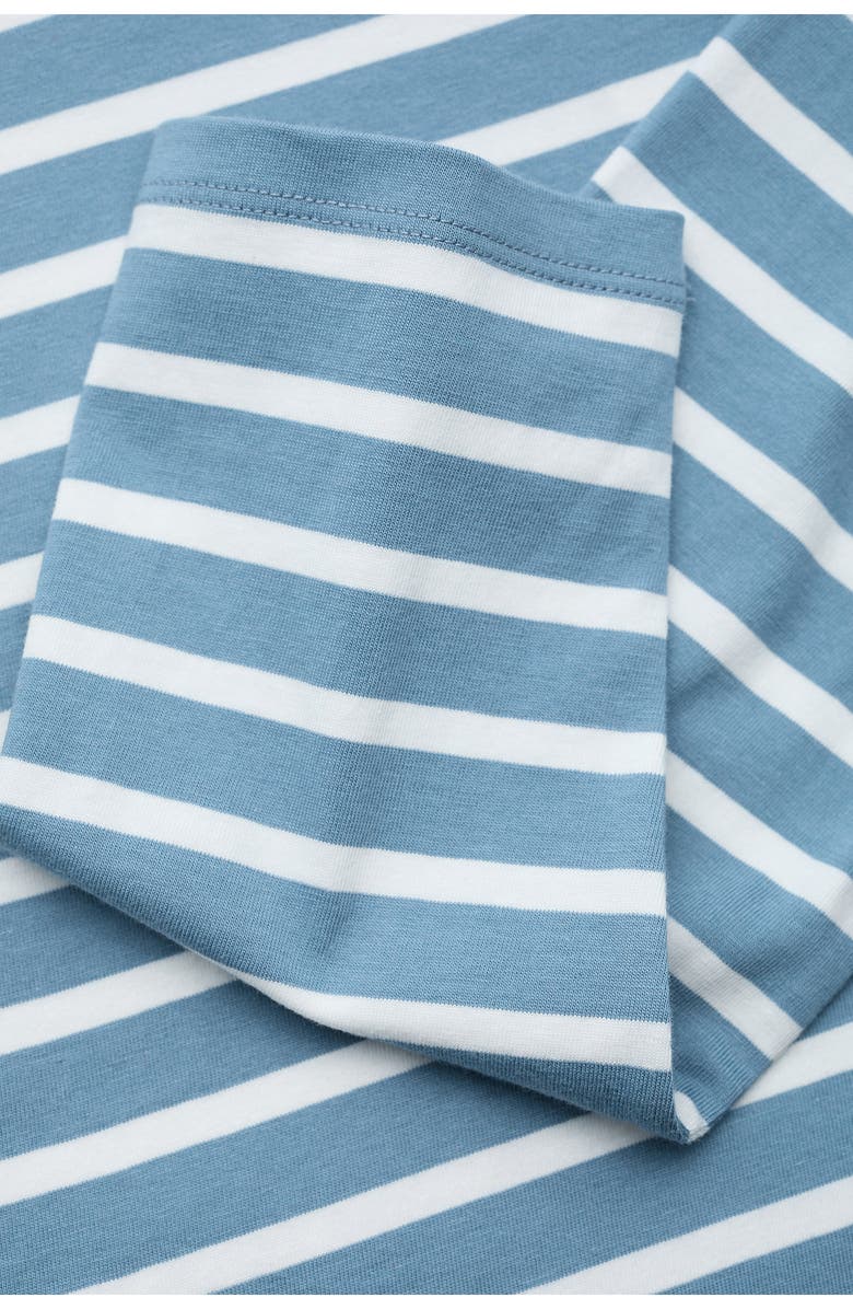 Seasalt Cornwall Sailor Stripe Long Sleeve Organic Cotton T-Shirt, Alternate, color, Falmouth Breton Horizon Chalk