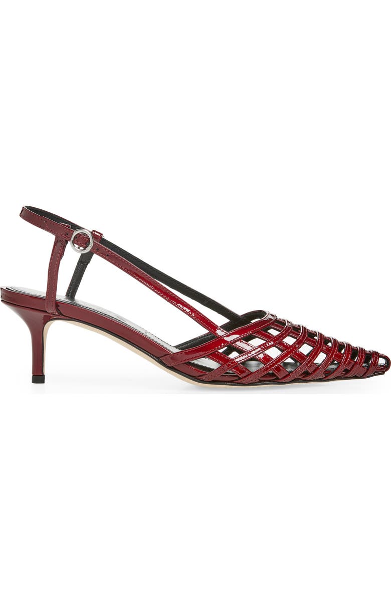 aeyde Helit Pump, Alternate, color, Red Metallic