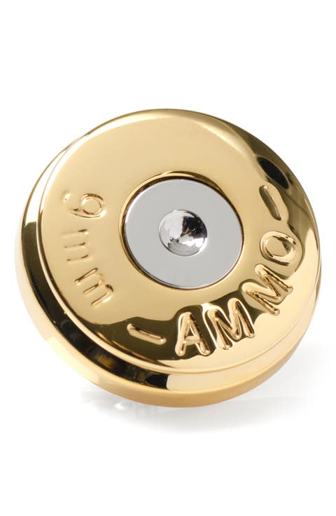 Bullet Silver Lapel Pin