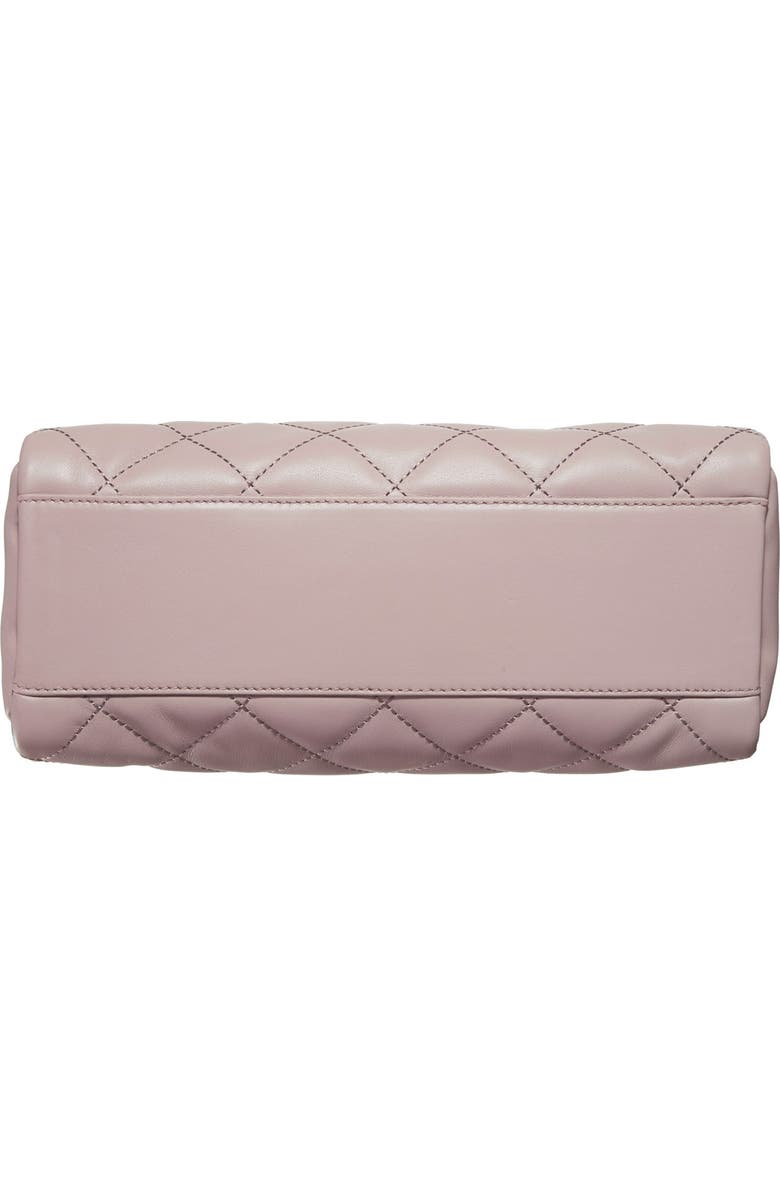 Kate Spade New York emerson place - olivera quilted leather satchel, Alternate, color, Porcini