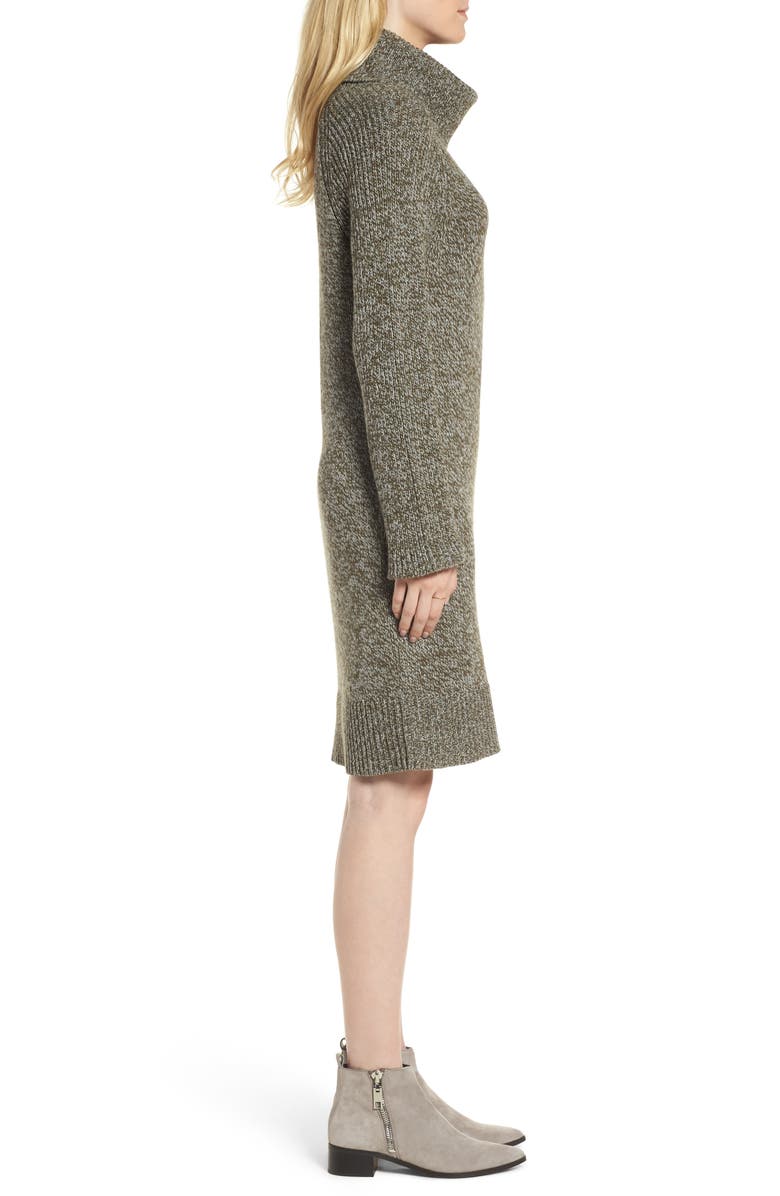 Treasure & Bond Turtleneck Sweater Dress, Alternate, color,