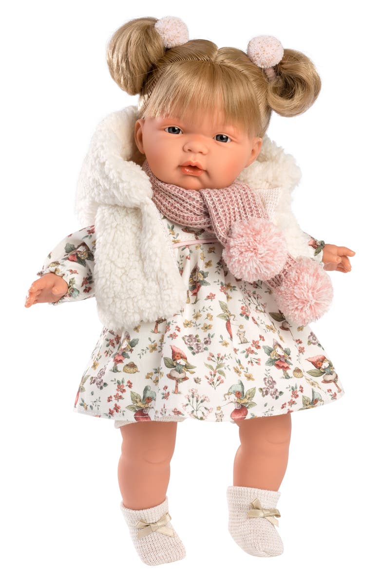 Llorens Gianna 15-Inch Soft Body Crying Baby Doll, Main, color,