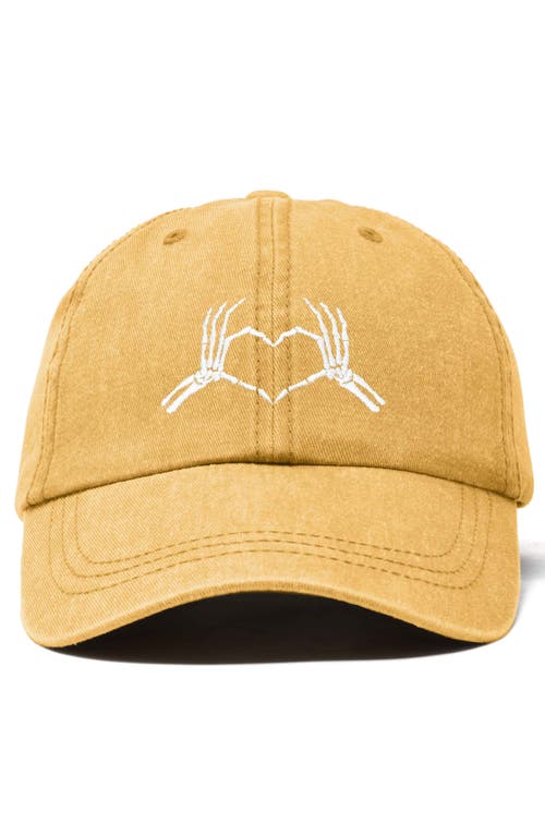 DALIX DALIX SKELETON HEART EMBROIDERED DAD HAT 