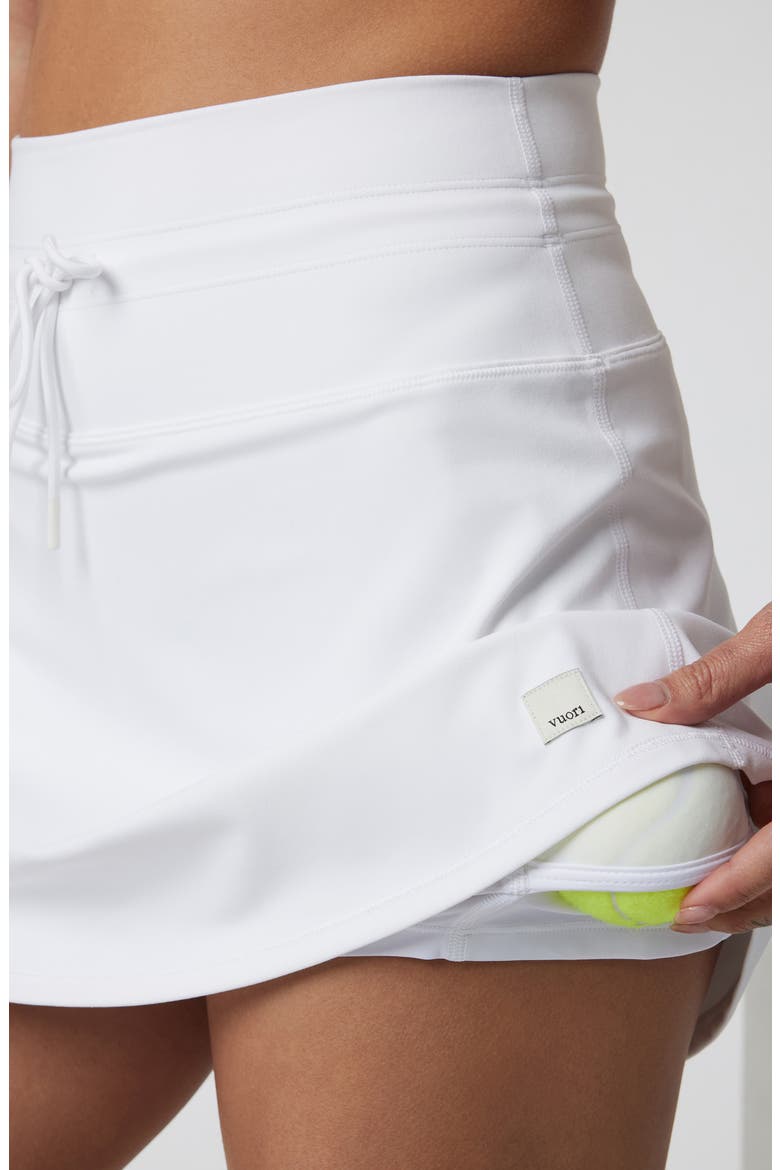 Daily Drawstring Skirt, Alternate, color, WHITE