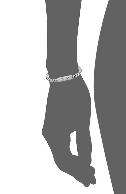 Geoffrey Beene Box Chain Bracelet