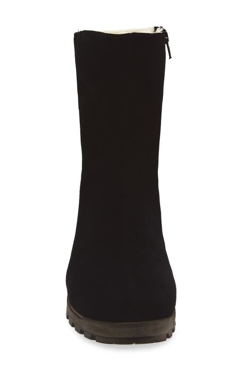 La Canadienne Aidan City Dry™ Genuine Shearling Lined Bootie In Black