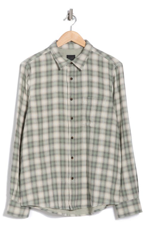 14th & Union Duofold Flannel Button-up Shirt In Gold