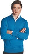 Charles Tyrwhitt Pure Merino Zip Neck Sweater