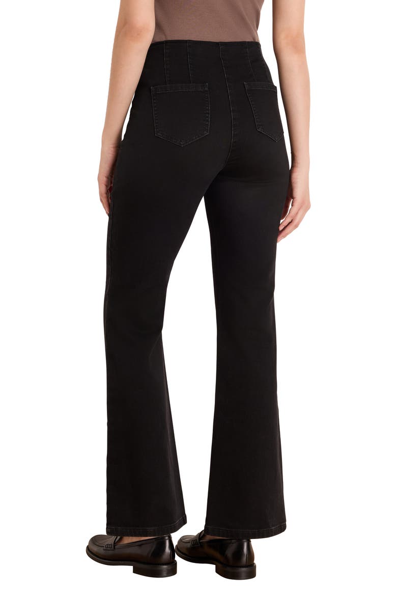 Berkeley High Waist Bootcut Jeans, Alternate, color, BLACK ONYX