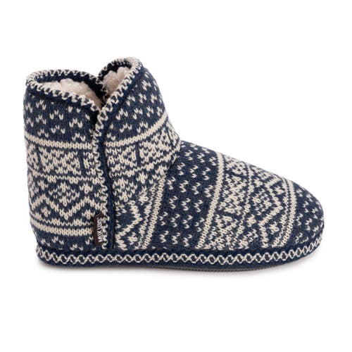 Muk Luks Leigh Bootie Slipper In Multi