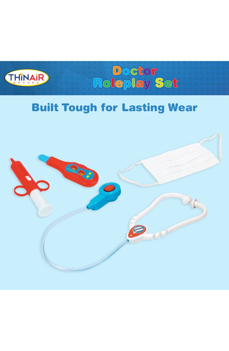 Playful Minds Doctor Roleplay 6 Piece Costume Set, Alternate, color, White