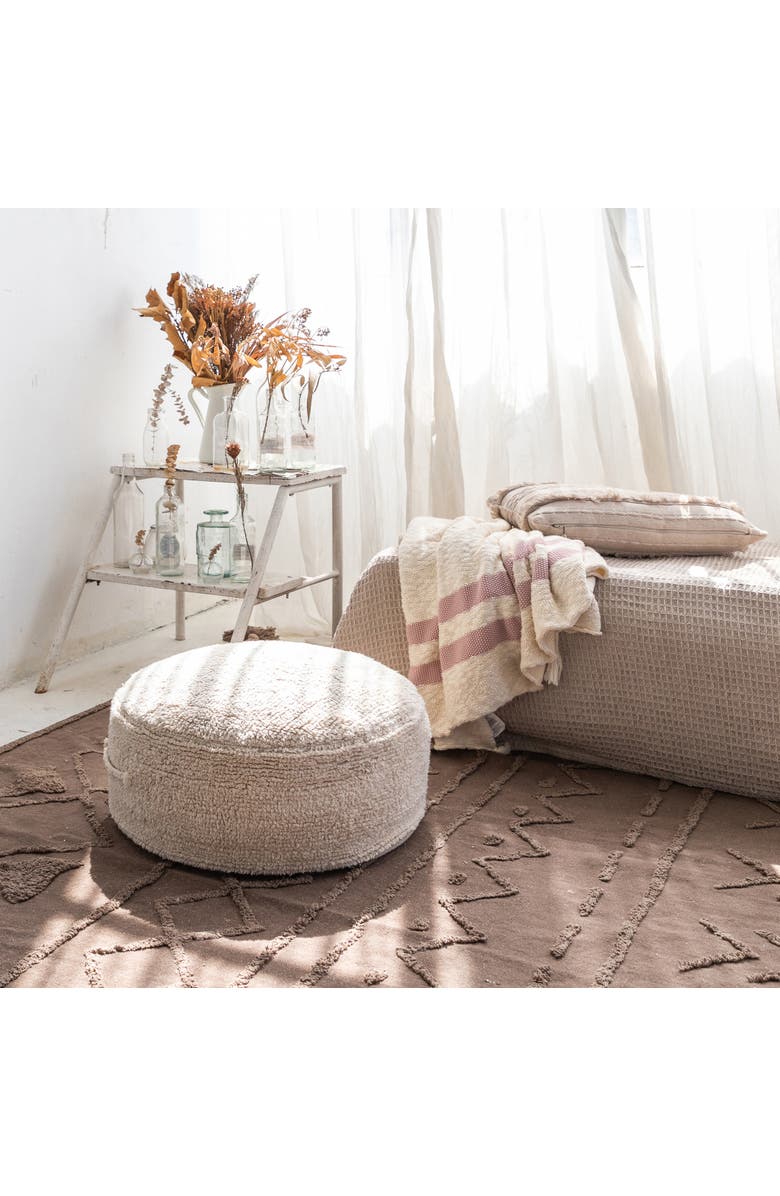 Lorena Canals Pouf Chill, Alternate, color, Natural