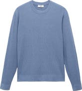 MANGO Regular Fit Crewneck Rib Sweater