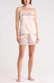 French Connection Sateen Lace Short Pajamas