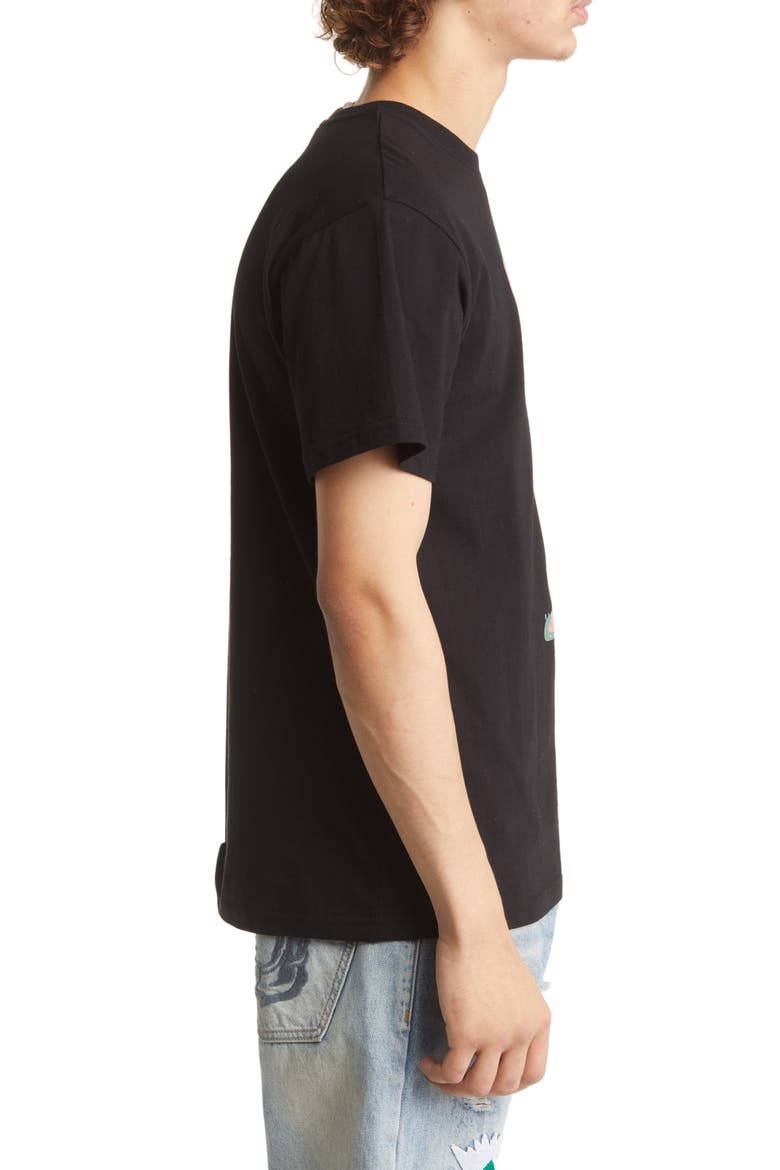 BB Digital Astro Cotton Graphic Tee, Alternate, color, BLACK