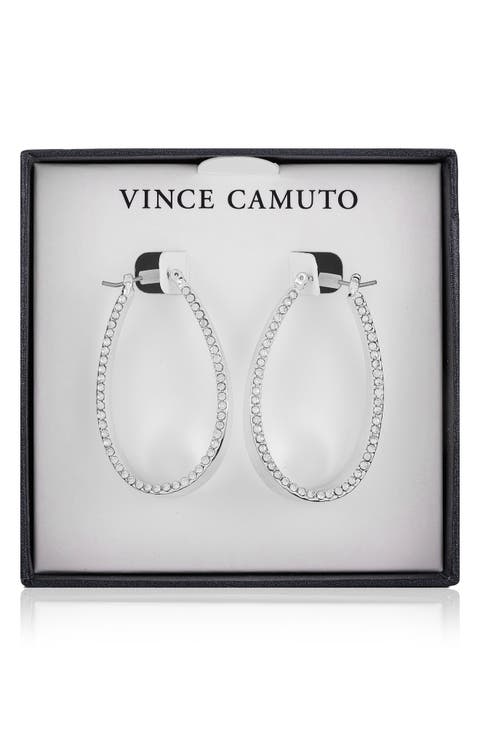 Scoop Pavé Drop Earrings