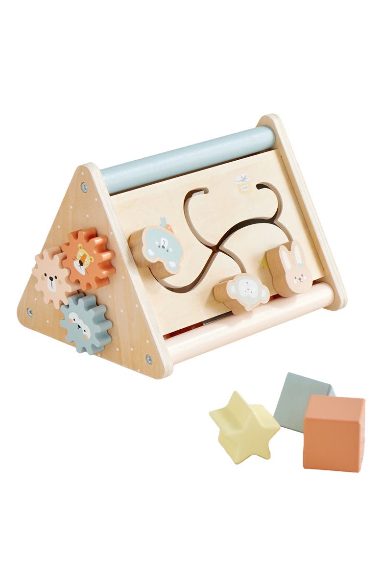 Wonder & Wise Playful Triangle Activity Game, Alternate, color, Wood