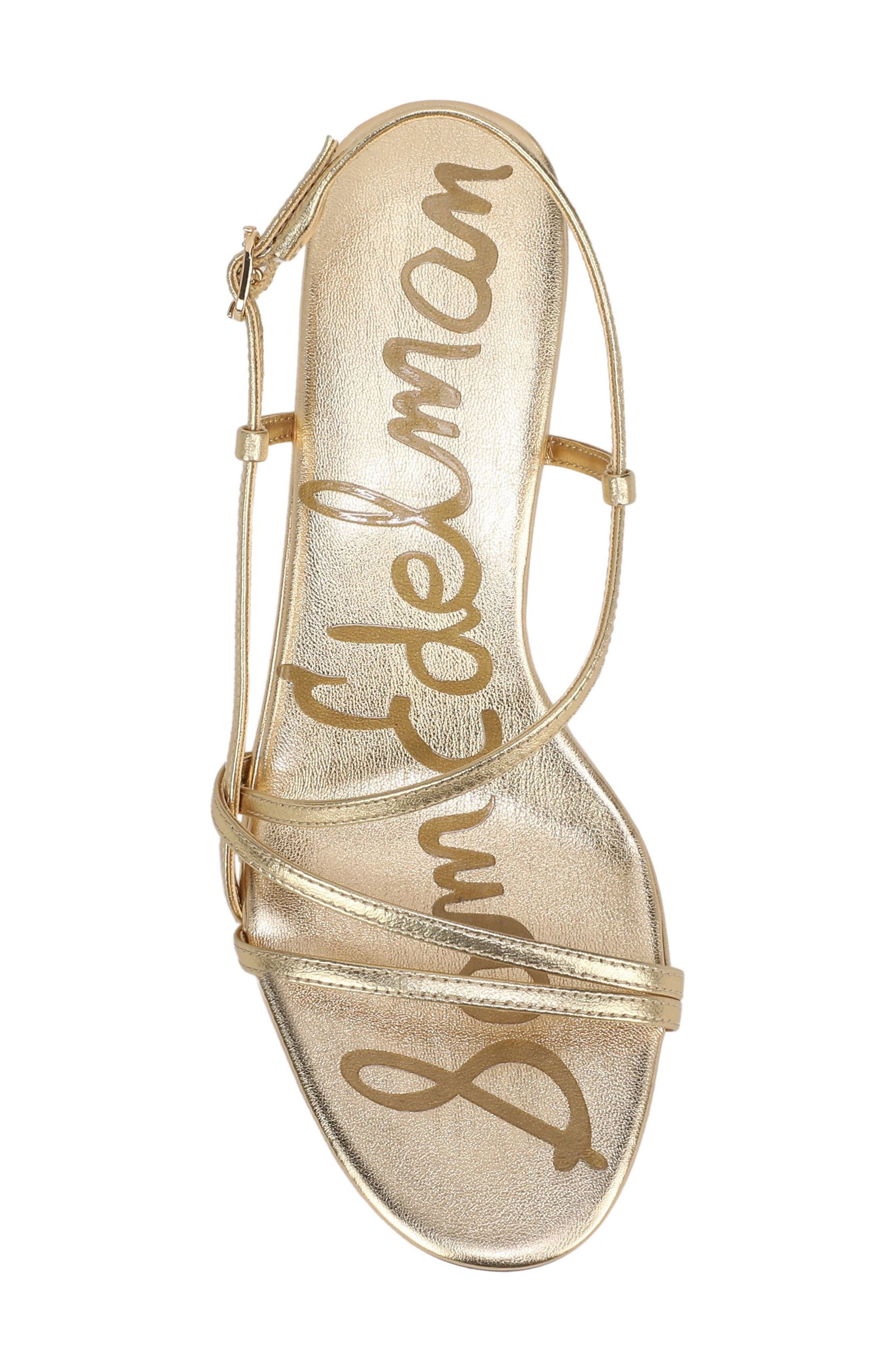 Женские сандалии Sam Edelman Cora Slingback Kitten Heel Sandal — фото 5