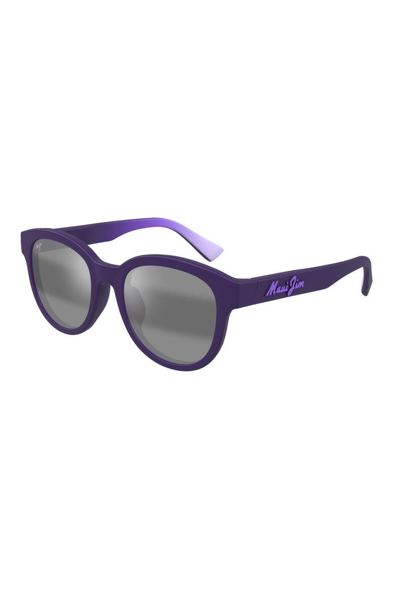 Ihupani AF 53mm PolarizedPlus2® Round Sunglasses, Alternate, color, PURPLE/ NEUTRAL GREY