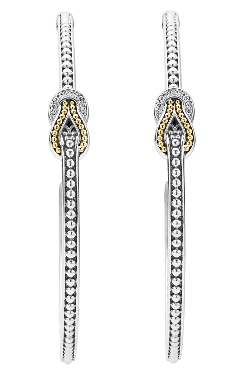 LAGOS Newport Hoop Earrings, Alternate, color,