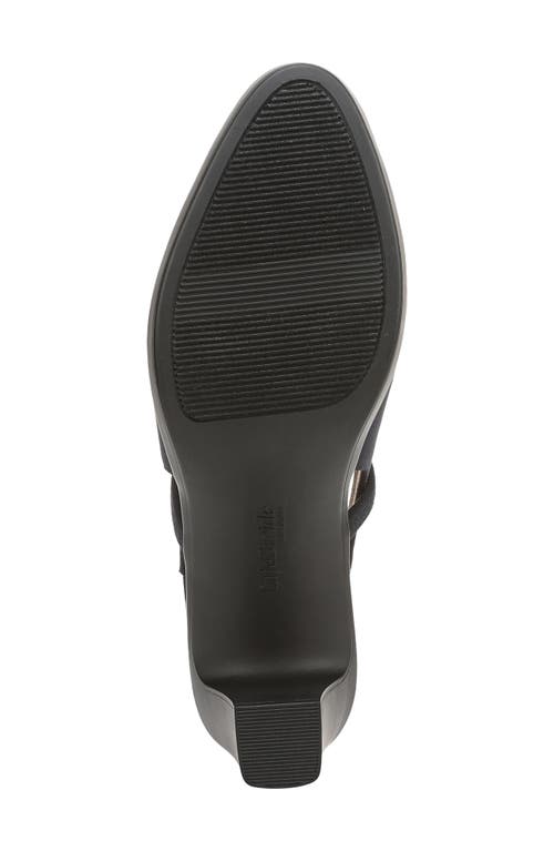 Lifestride Evoke Slingback Mary Jane Platform Pump In Black