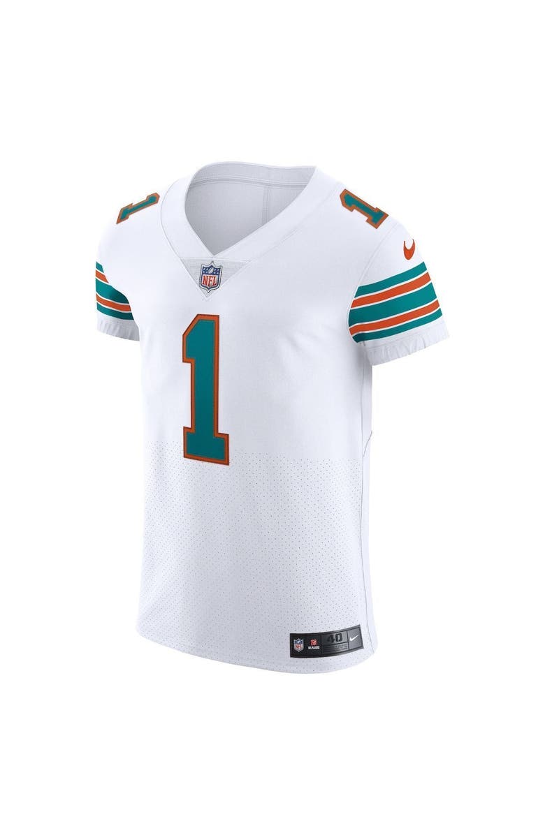 Nike Men's Nike Tua Tagovailoa White Miami Dolphins Vapor Elite Jersey, Alternate, color, 