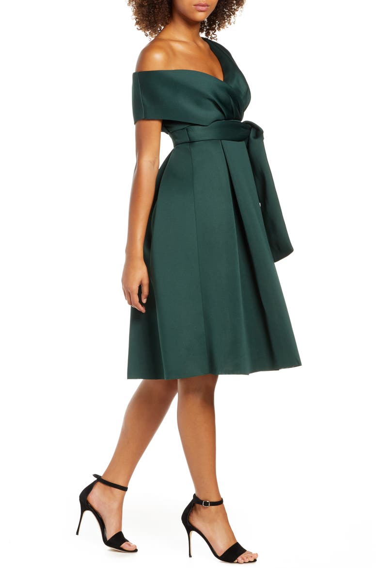 Edel Cocktail Dress, Alternate, color, TEAL
