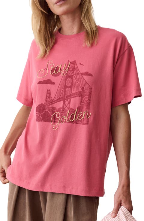 Miracle Oversize Organic Cotton Jersey Graphic T-Shirt
