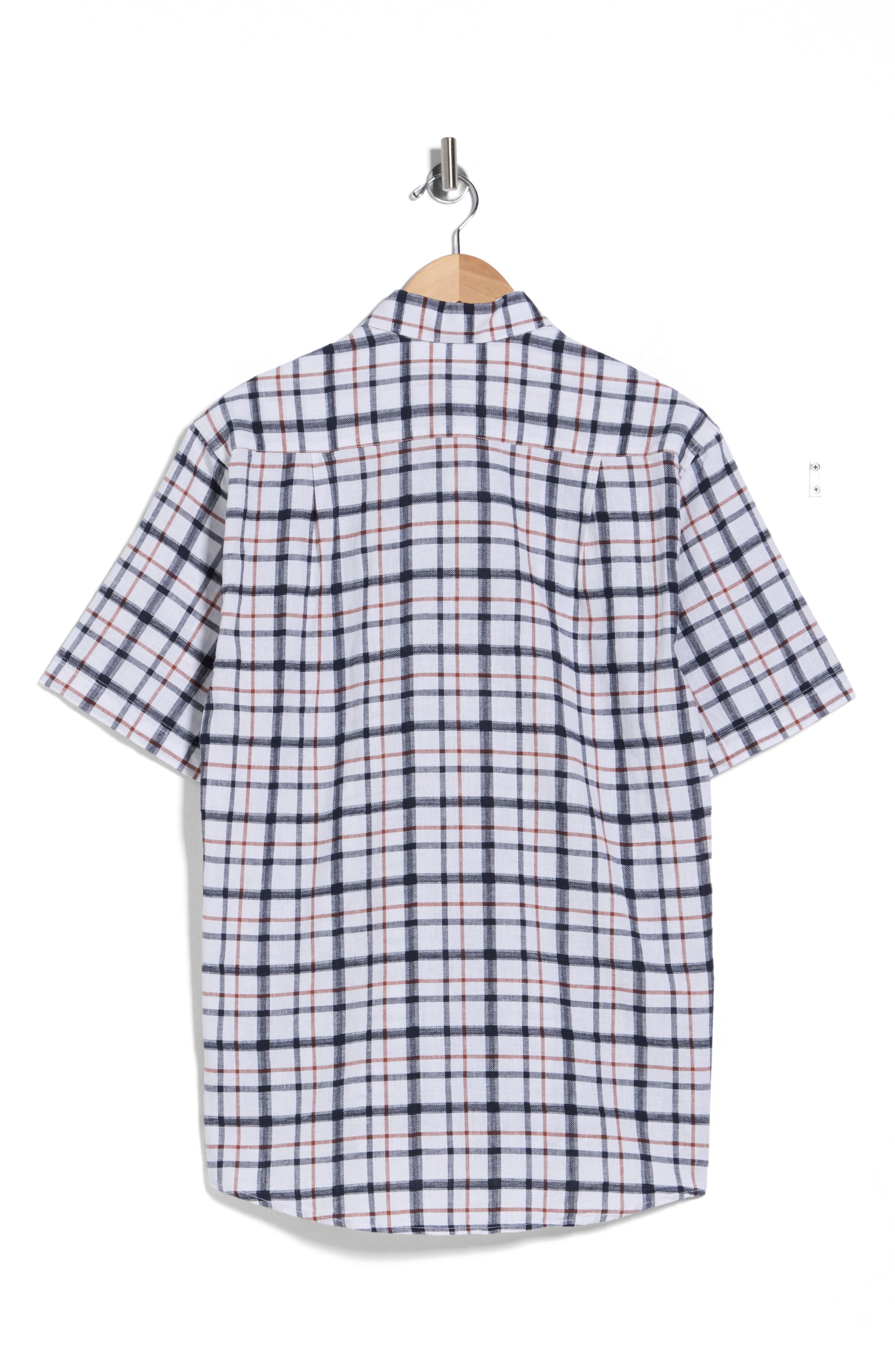 Glover Short Sleeve Linen & Cotton Blend Button-Up Shirt - image 4