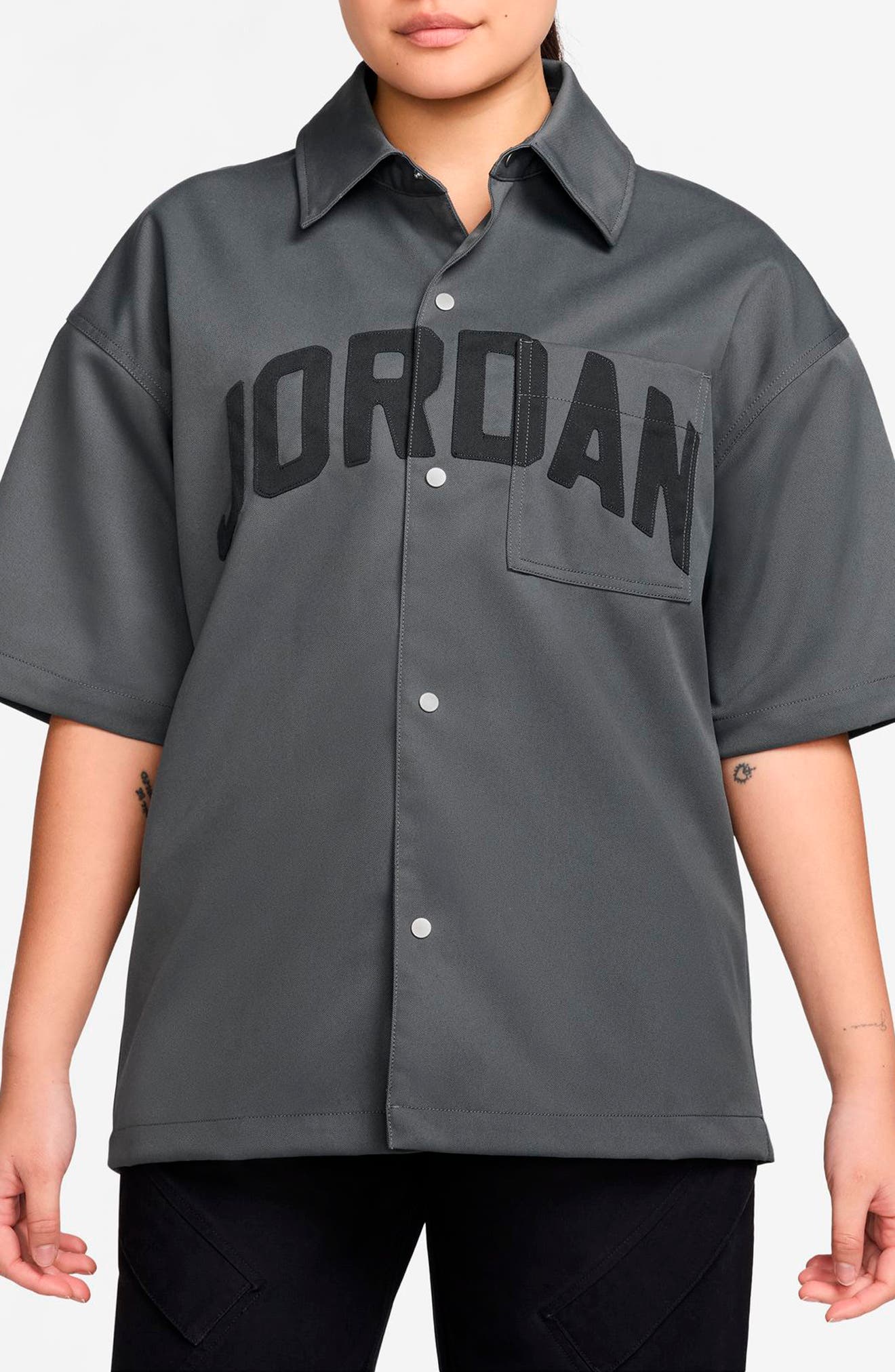 Jordan Flight Short Sleeve Snap-Up Shirt