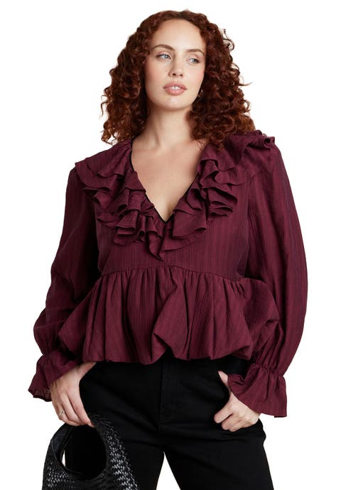 Romantic Ruffle Blouse (Plus)