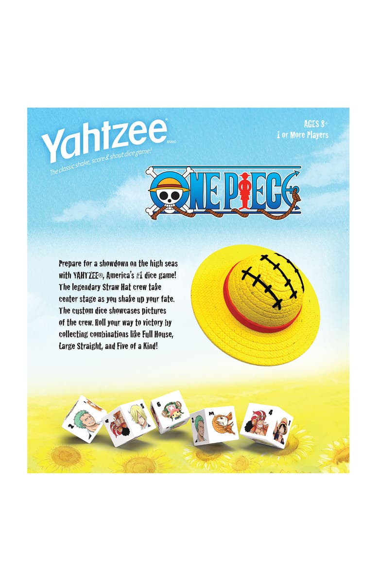 YAHTZEE One Piece Family Dice Game, Ages, Alternate, color, Multicolored