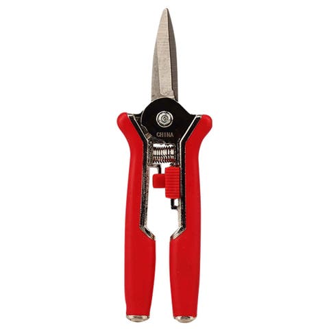 6 Inch Floral Shears Sharp Blades, Comfort Grips, Trimming Tool, Plants