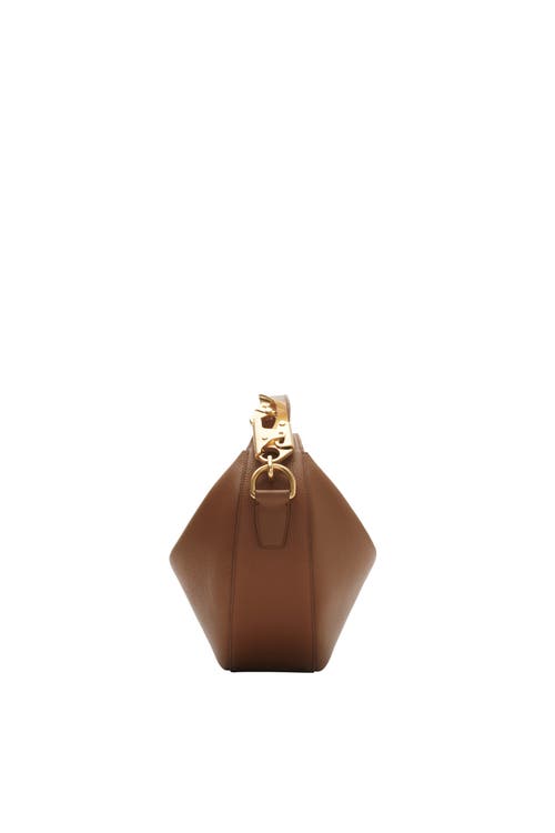 Burberry Womens Hazel Knight Arc Top-handle Leather Bag In Hazel