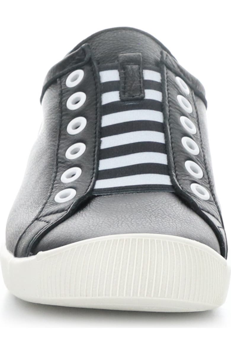 Softinos by Fly London Irit Low Top Sneaker, Alternate, color, Black Smooth Leather