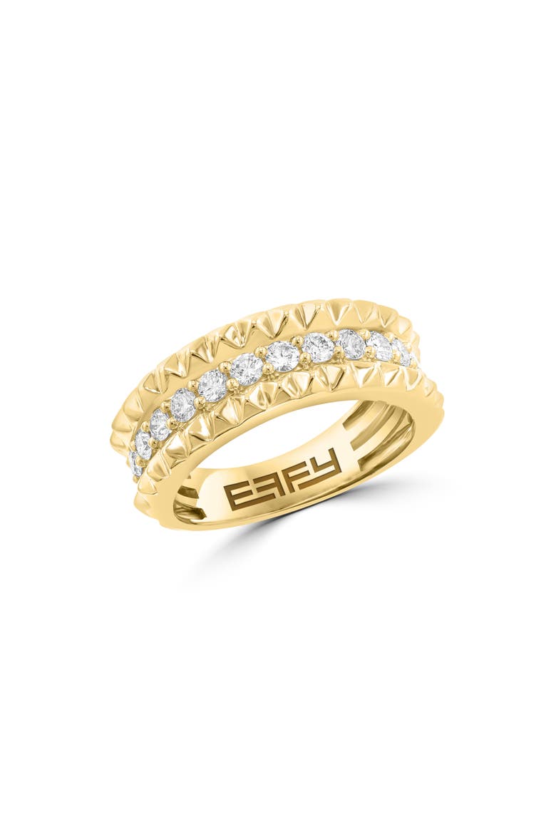 Lab-Grown Diamond Band Ring, Main, color, GOLD