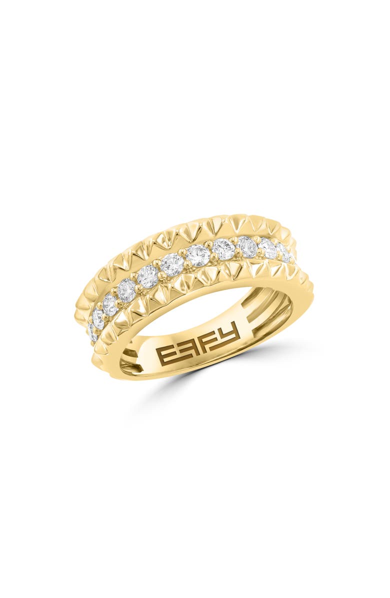 EFFY Lab-Grown Diamond Band Ring, Main, color, Gold