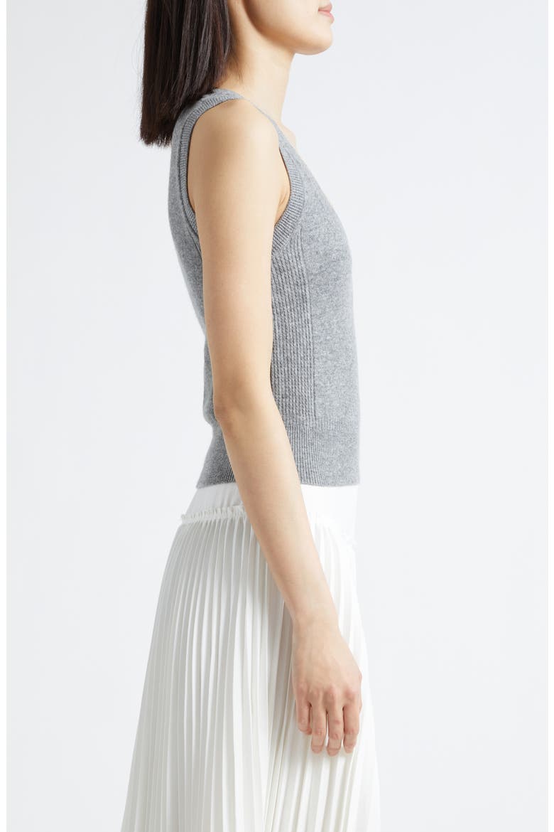 Scoop Neck Sweater Tank, Alternate, color, CHARCOAL MELANGE