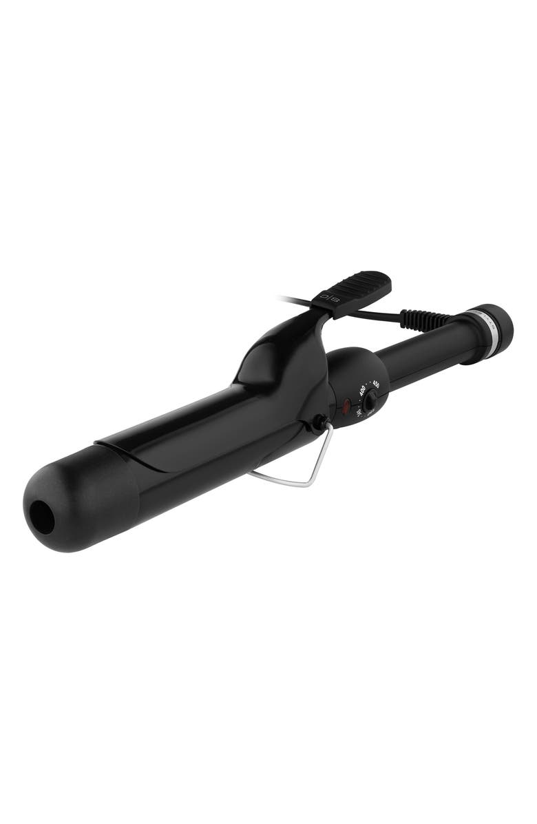 STYLECRAFT Stay-Temp Black Gold Professional Curling Iron 1 1/2" Inch, Alternate, color, Black