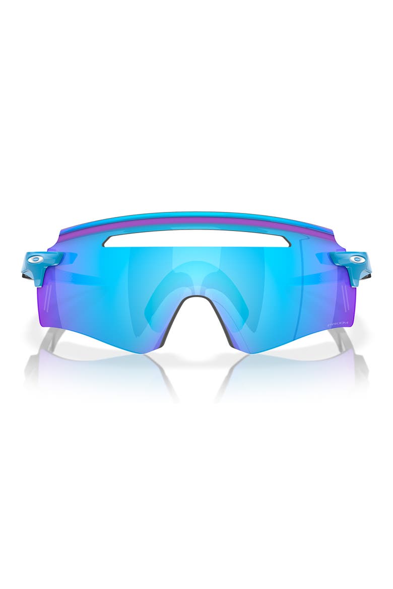 Rectangle Wrap Sunglasses, Main, color, SKY BLUE