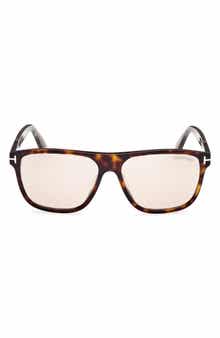 TOM FORD Frances 58mm Square Sunglasses
