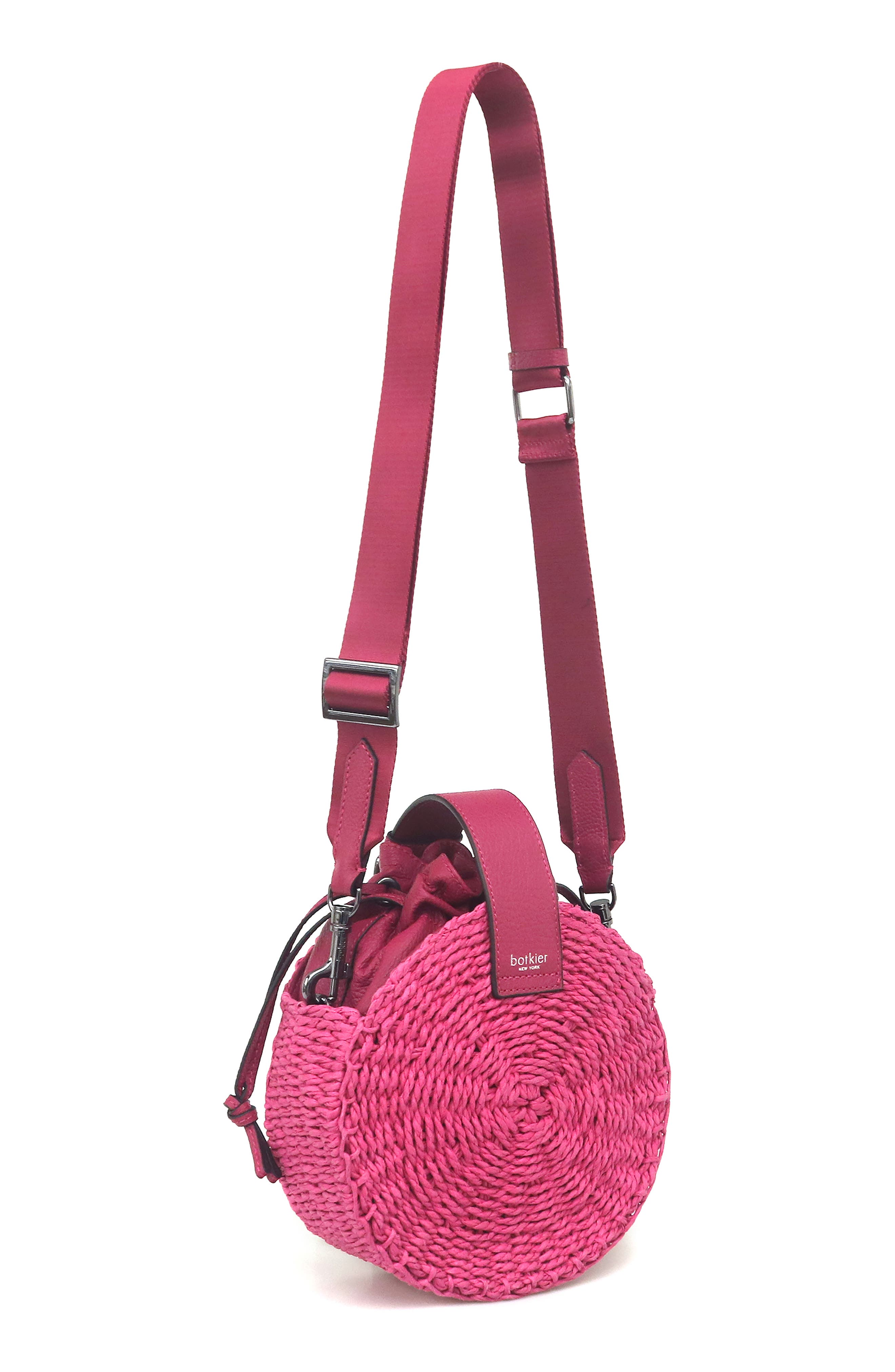 Botkier Montauk Woven Straw Crossbody Bag, Main, color, 