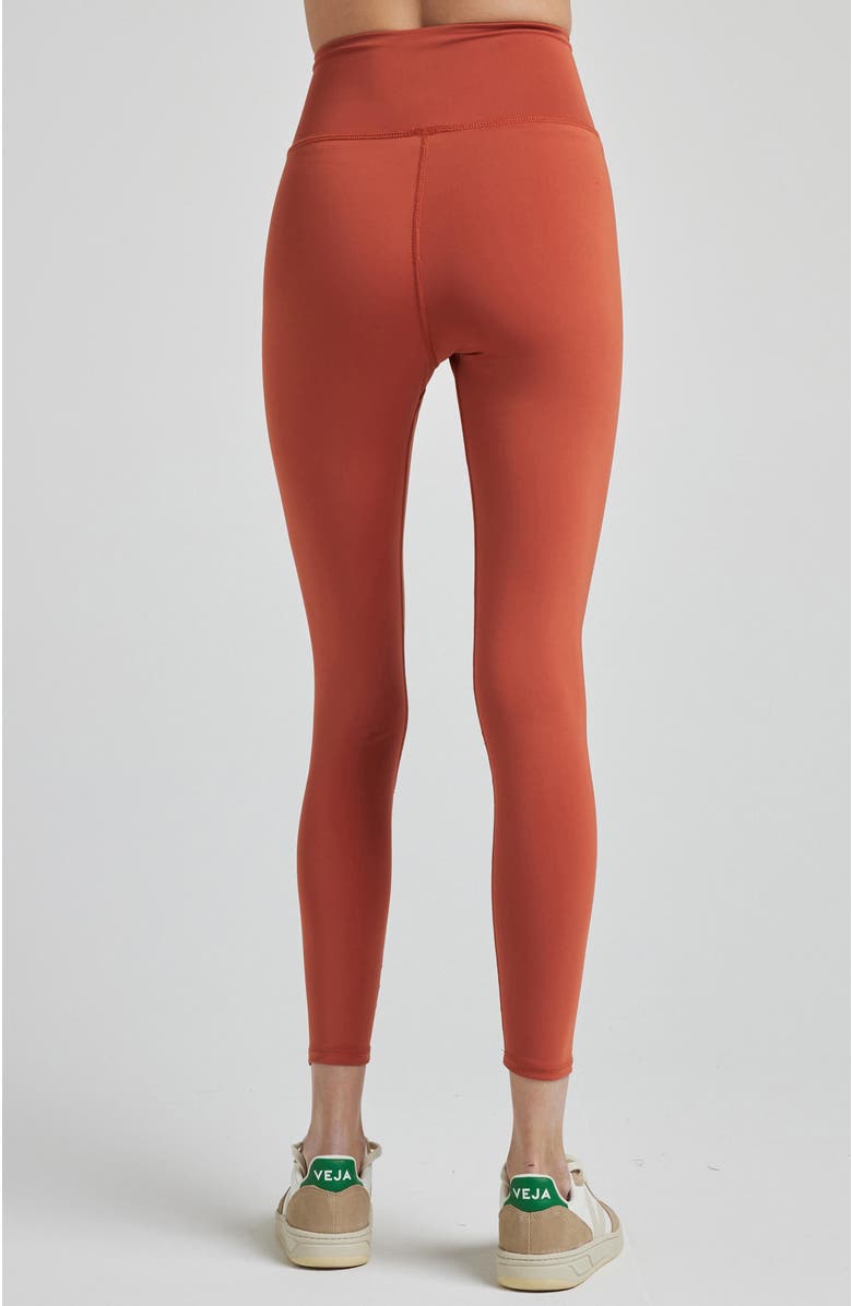 Losano Contour 7/8 Legging, Alternate, color, Baked Clay