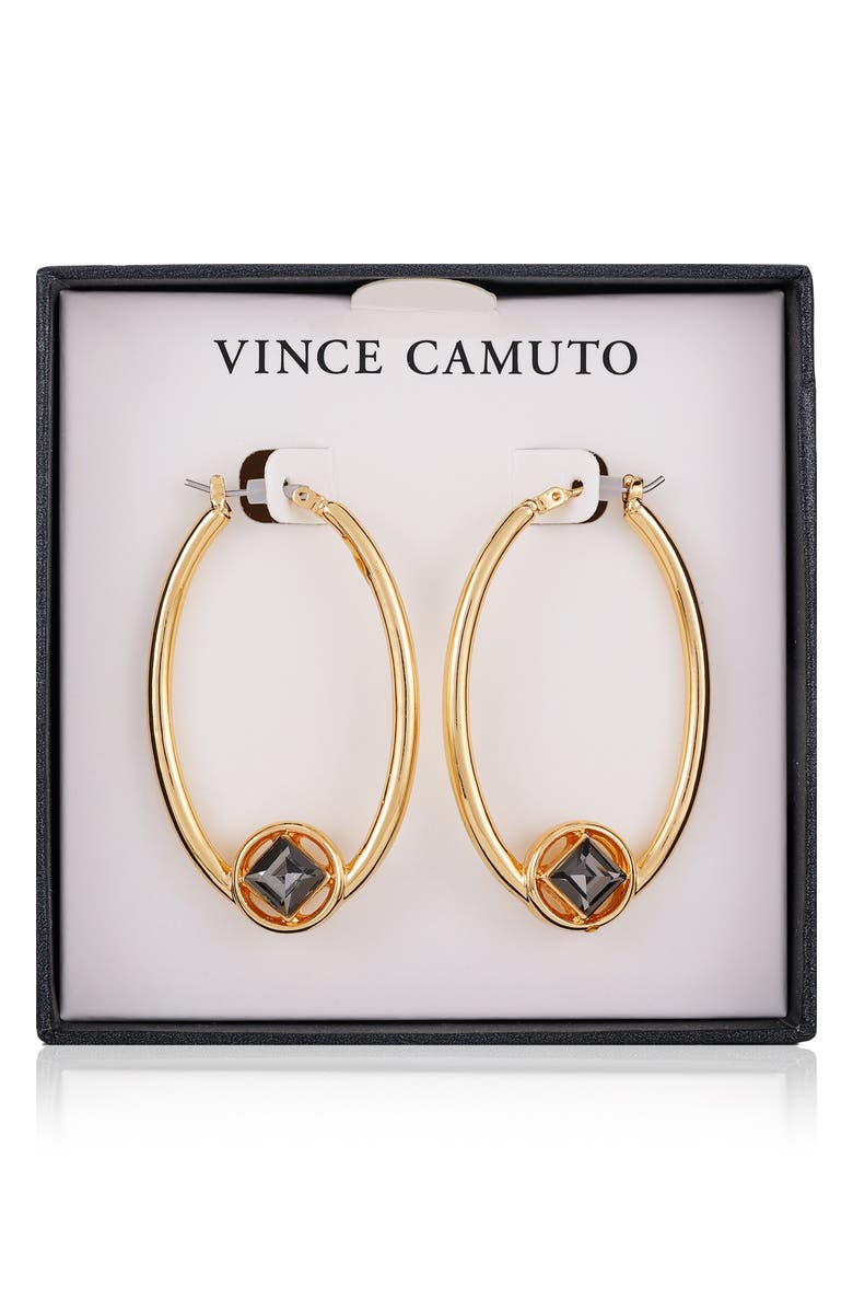 Vince Camuto Floating Square Drop Earrings, Alternate, color, Gold Tone