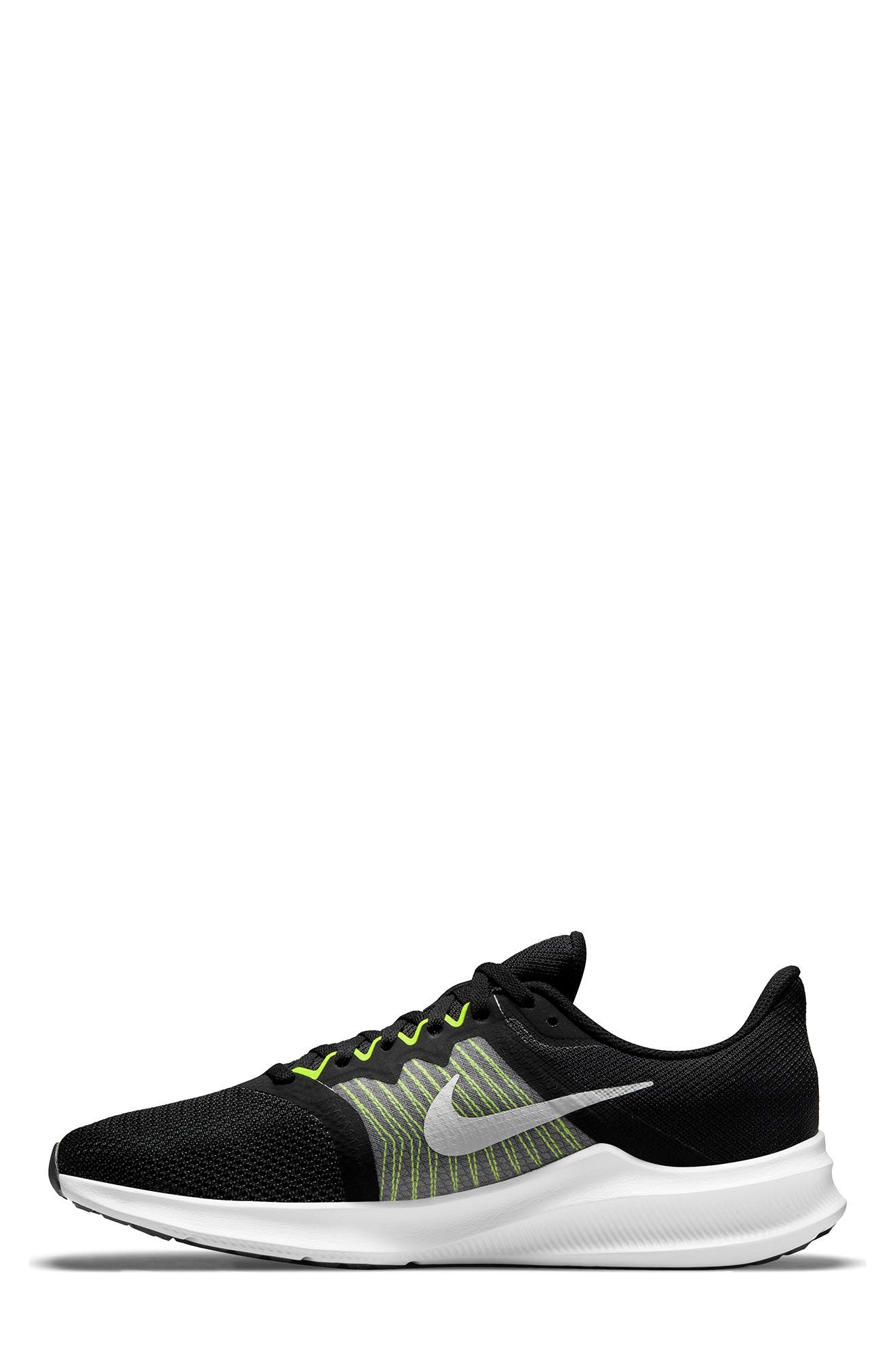 Downshifter 11 Running Sneaker, Alternate, color, 003 BLACK/PTNDST